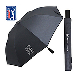 PGA 2단자동 블랙메탈 우산