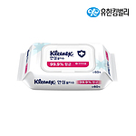 국산 크리넥스 항균 안심물티슈 캡형 60매