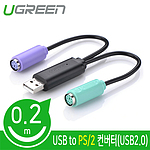 USB 2.0 to PS/2 컨버터 (U-20219)