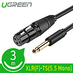 XLR 캐논 (F) to TS 모노 5.5 (M) 케이블