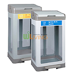 페달형 뚜껑 투명 분리 휴지통 (WL-2693)