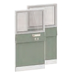 K250 PNB 반유리 블럭패널 파티션 (EFP1015L / 일면 콘센트/회전커버 타일)