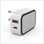QC3.0 USB-PD 2포트 고속 어댑터 (NEXT-QTC613)