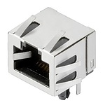 PCB 플러그인 커넥터(RJ45C5 R1U 2.8E4N RL)