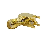 커넥터(CON. SMA(F/ Right Angle 4R PCB 17.5mm/ C-RSMF.RA4R.2)