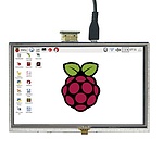 라즈베리파이 5인치 HDMI LCD 터치스크린 모니터 (CN0396)