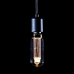 에디슨 LED 레이저 투명 막대 램프 (2.5W, E26)