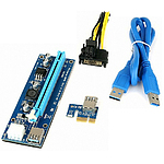 라이저카드 (PCI-E 1x to 16x6P)