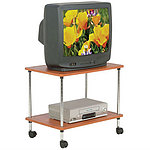 우드 메탈 TV 선반