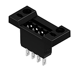 PCB 플러그인 커넥터 수형 헤더(SLDF 5.08 L/F 4 SN BK BX)