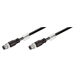 Huber+Suhner M12 철로 케이블(IE-C5DB4RE0100MCSMCS-E)