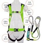 디바이스마트,화학/산업/안전 > 개인보호구 > 안전벨트,나비PB,전체식 안전벨트 (AL 대구경) 엘라스틱 싱글-원터치 ST,바클:ST 원터치, 죔줄:엘라스틱 싱글, 후크(재질):AL 대구경, 원산지:한국 / K49460735