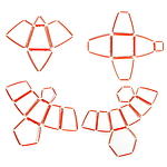 포디프레임 4D (각뿔대 전개도 세트)