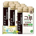그루 오리지널 화장지 알로에베라 촉촉 물티슈 세트