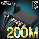 IP 장거리 전송장치 4포트 허브 세트 (NM-IP01K)