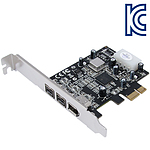 3포트 PCIe IEEE1394 카드 (F-301N)