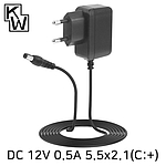 12V 0.5A SMPS 어댑터 (KW-A1205A)