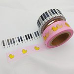디자인 마스킹테이프 (메모지/숲/피아노건반)