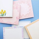 떡 메모지 (식물, 모눈)