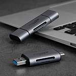 USB 3.0 A & C타입 OTG 카드리더기 (AP-UC21)