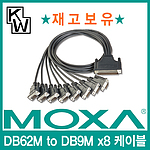8포트 시리얼카드 케이블 (CBL-M62M9x8-100)