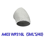 45도 엘보 (A403 WP316L/SML'S/40)