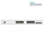 24포트 스위칭 허브 (CBS350-24T-4X-EU)