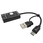 USB-C타입 멀티 외장형 사운드카드 (UC-CP129)