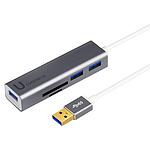 USB 3.0 3포트 카드리더기 (UC-CP123)