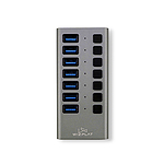 7포트 USB 3.0 유전원 허브 (WIZ-H72S)