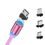 3 in 1 USB 자석 LED 고속 충전 멀티 케이블 (UC-CB Series)