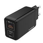 QC3.0 USB-PD 2포트 어댑터 (GLPD65W1A1C)