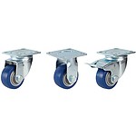 3인치 중하중용 평판취부형 캐스터 (PLM Series/MUD Wheel)