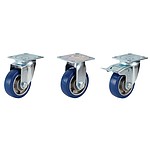 4인치 중하중용 평판취부형 캐스터 (PLM Series/MUD Wheel)
