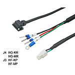 미쓰비시 서보모터 파워 케이블 J3/J4 (MR-J3소형케이블)