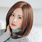 레이스 헤어라인 미디엄 레이어드 C컬