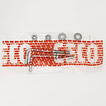Ø3.38x32mm 너트 나사 부착 L형 후크(텐레스/2개)