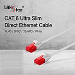 Cat.6 UTP 다이렉트 초슬림 랜케이블 (LS-SL6-W Series)