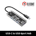 USB C타입 to 4포트 USB 허브 (RF-UH304C)