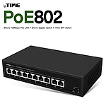 8포트 PoE 스위칭 허브 (PoE802)