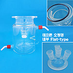 4구 이중자켓 GL-PTFE 커넥터 내부 플랫타입 경사형 (오링형)
