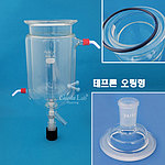 1구 콕크부 이중자켓 GL-PTFE 커넥터 (오링형)