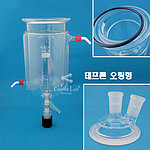 2구 콕크부 이중자켓 GL-PTFE 커넥터 경사형 (오링형)