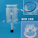 5구 콕크부 이중자켓 GL-PTFE 커넥터 경사형 (오링형)