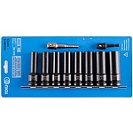 1/2인치 6각 롱 임팩&어댑터 소켓 세트 (4533801S)
