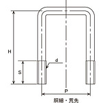 디귿자 볼트 (60×30 (철 / 3가 화이트)