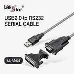 USB 2.0 to RS232 시리얼 케이블 (LS-RS925)