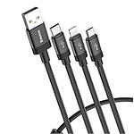 USB 3in1 멀티 고속 충전 케이블 (CAMLT-PY01)