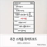 주간 스케쥴 화이트보드