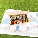 골판지 힘내라 김밥도시락 만들기